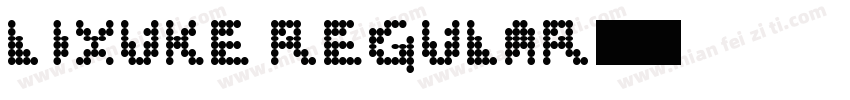 LiXuKe Regular字体转换